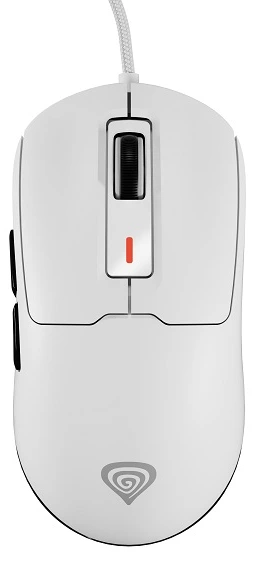 Mouse Genesis Gaming Krypton 660 12000DPI RGB White w/Software
