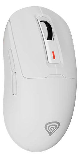 Mouse Genesis Wireless Gaming Zircon 660 Pro 26000DPI RGB White