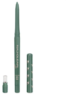 NAJ OLEARI Irresistible Eyeliner&Kajal молив за очи - pearly forest green