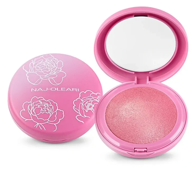 NAJ OLEARI Shade&Shine Luminous руменило за лице со светки - PETAL PINK