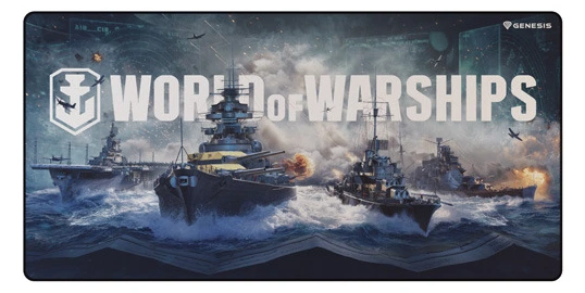 Mouse Pad Genesis Gaming Carbon 500 XL Maxi WOWS Armada 900x450