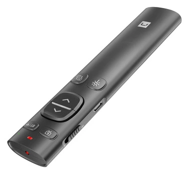 Wireless Presenter Natec Warbler 2 w/Red laser pointer Grey