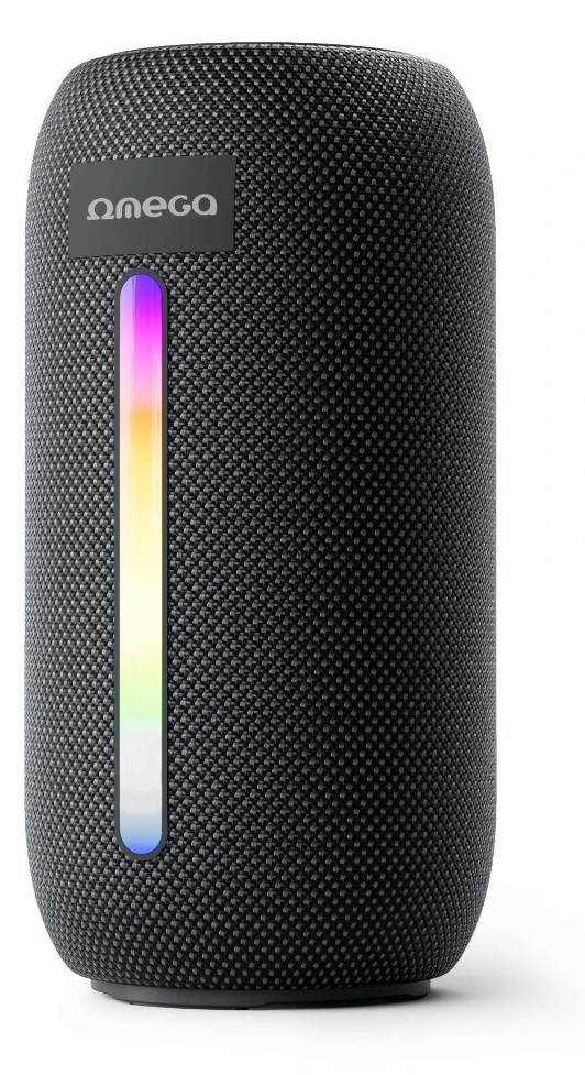 Speaker Omega Bluetooth V5.1 10W RMS RGB Tube