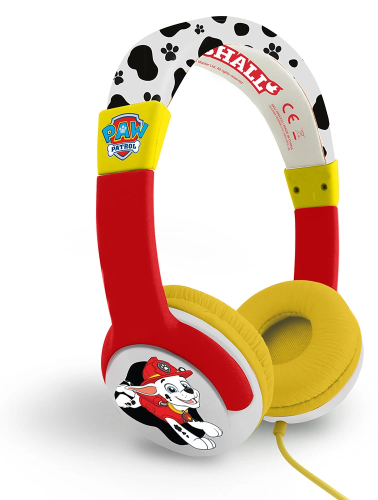 Headphones OTL Kids Paw Patrol Marshall White/Red