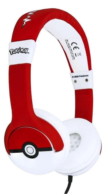 Headphones OTL Kids Pokemon Pokeball Red Wired