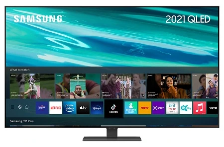 TV Samsung 65"QE65Q80AATXXH QLED 4K Smart HDMIx3/USBx2/Opt./WiFi/DVB-CS2/DTS