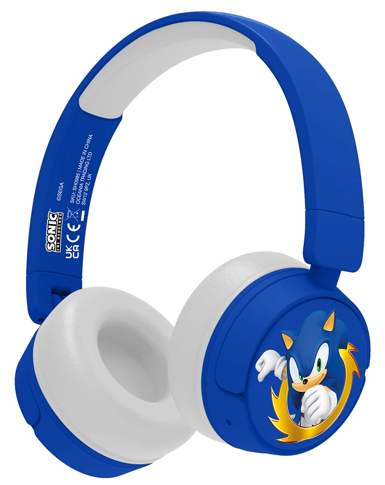 Headphones OTL Kids Sonic The Hedgehog Bluetooth Blue