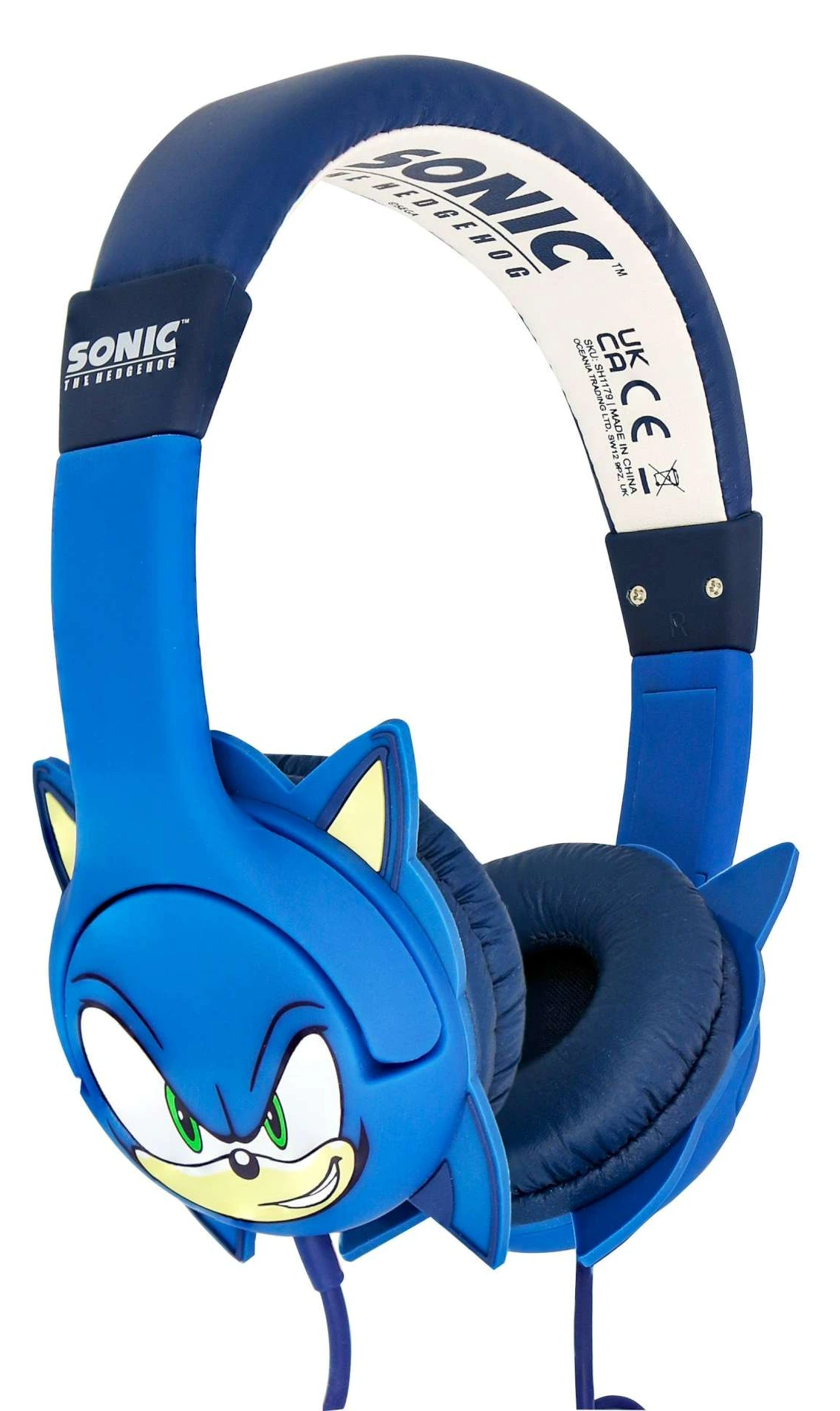Headphones OTL Kids Sonic The Hedgehog with Rubber Ears Wired