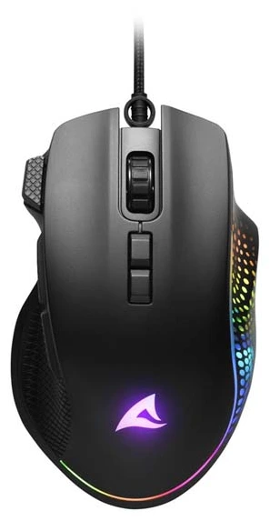 Mouse Sharkoon SHARK Force 3 Gaming 12800 DPI USB RGB Black