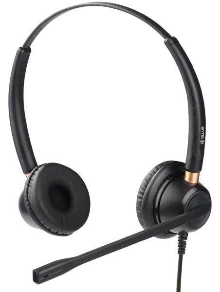 Слушалки Headset Tellur Voice 520N Binaural USB Black