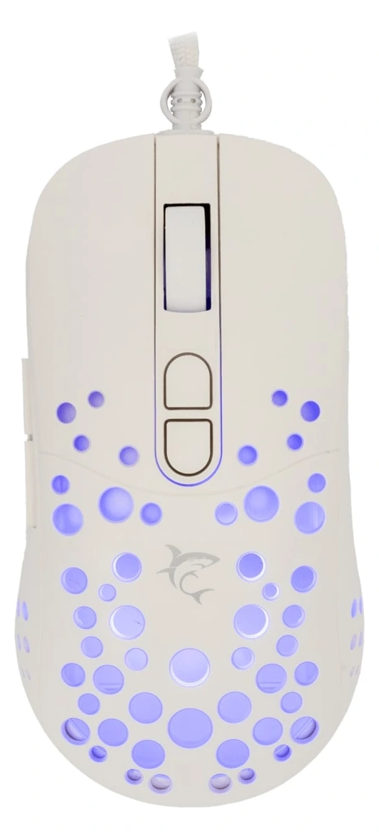 Mouse White Shark Gaming Tristan 2 12000dpi RGB White