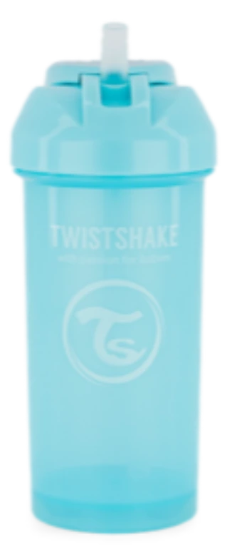 TWISTSHAKE 78589 Чаша со цевка 6+ месеци 360мл Пастелно Сина