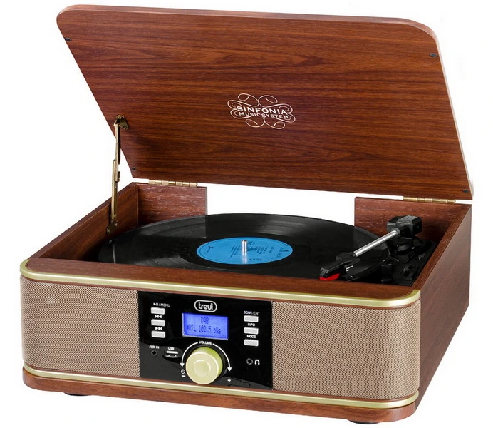 Turntable Trevi TT 1042 Bluetooth Wooden