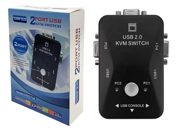 Power Box USB2.0 KVM Switch 4 Ports