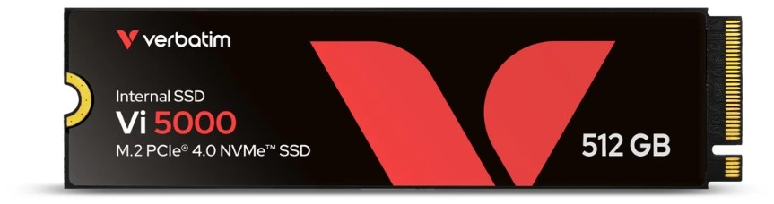 SSD M.2 Verbatim Vi5000 NVMe 512GB PCIe 4.0 x4 5000/2500 MB/s
