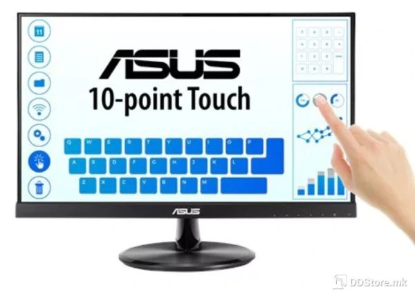 ASUS 21.5" VT229H, 10-point Touch, FHD (1920x1080), IPS, HDMI, Flicker free, 90LM0490-B01