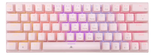 Тастатура SBOX Keyboard White Shark Gaming Wakizashi 2 60% Mechanical RGB Pink Blue Switch