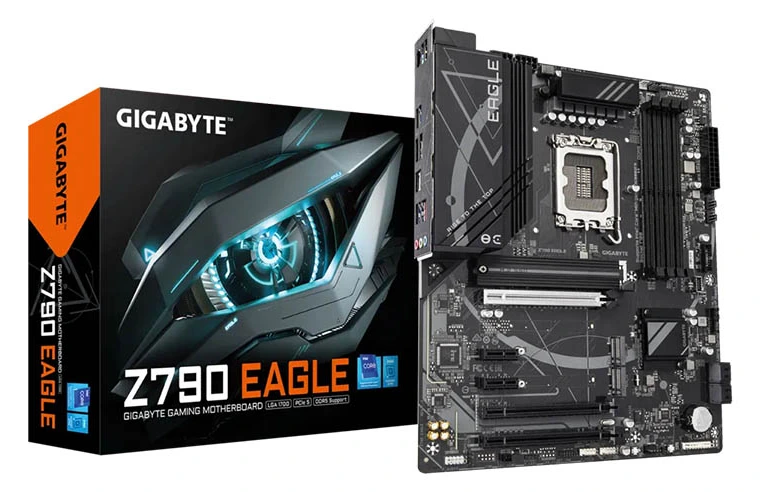 MB Gigabyte Z790 EAGLE LGA1700 DDR5 7600MHz OC/3xM.2/Type-C/2.5Gb/PCIe5.0/HDMI/DP