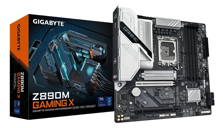 MB Gigabyte Z890M GAMING X LGA1851 DDR5 8800MHz OC/3xM.2/USB3.2/Type-C/2.5Gb/PCIe5.0/HDMI/2xDP