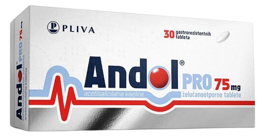 Андол про таблети 30 x 75 mg