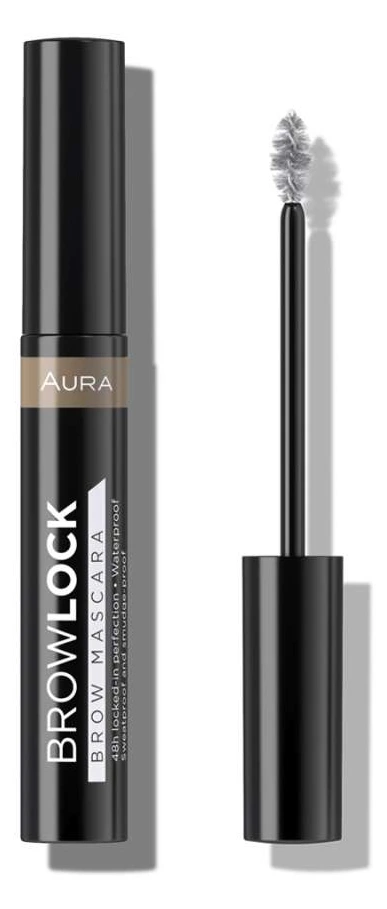 AURA Browlock маскара за веѓи 02 Brown