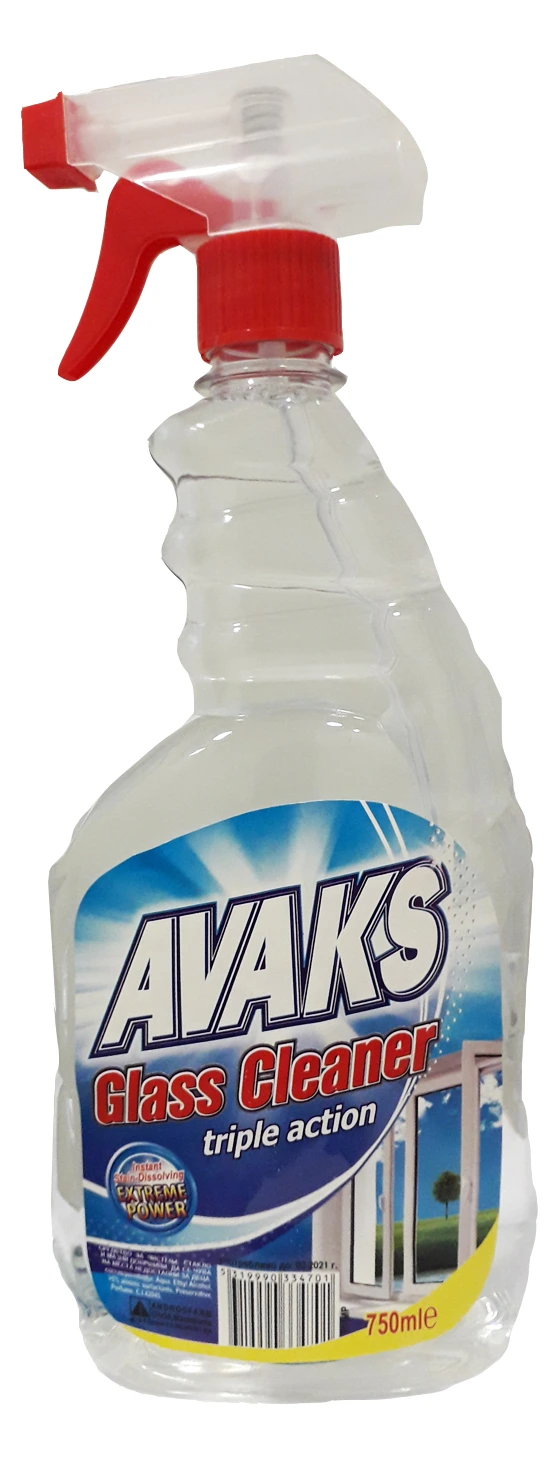 Авакс Glass Cleaner Средство за чистење стакло бело 750мл