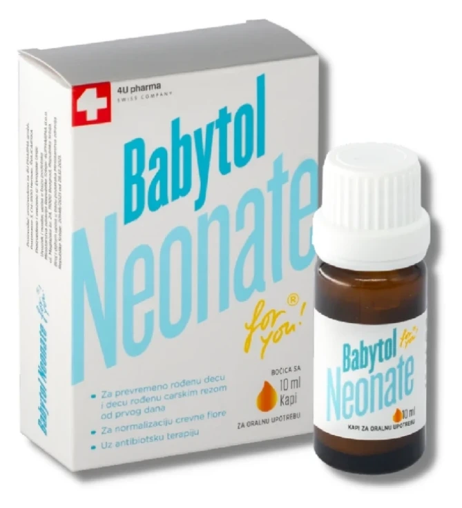 Babytol Neonate Капки за предвремено родени новороденчиња, 10 мл
