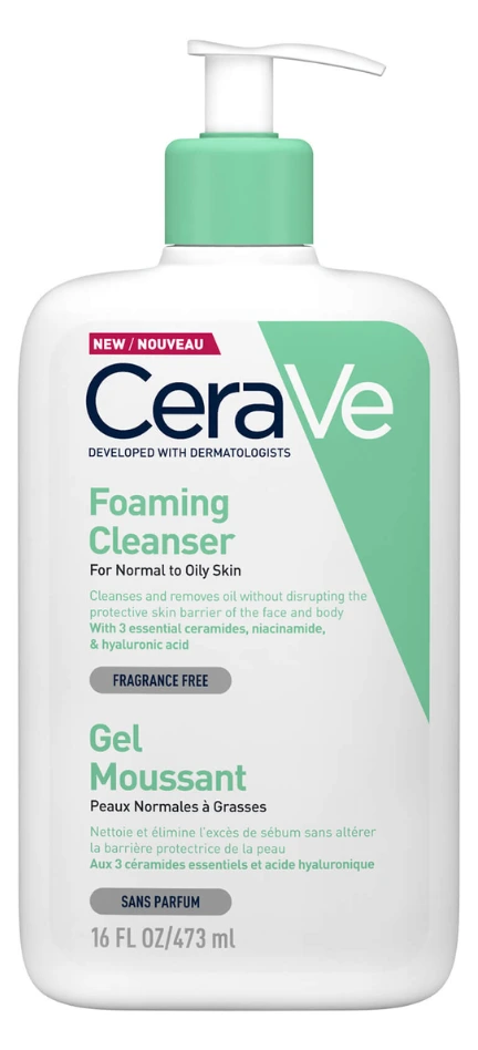 CeraVe Foaming Facial Cleanser Пенлив гел за чистење 473мл