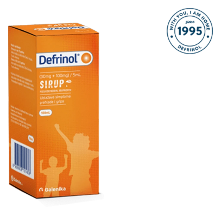 Дефринол сируп 100 ml