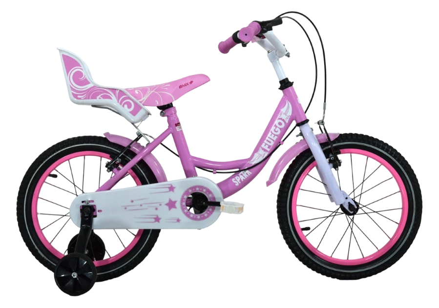 Детски велосипед FUEGO SPARK PINK AB16"