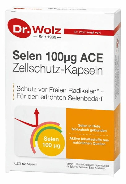 Dr.Wolz СЕЛЕН АЦЕ 100 mcg x 60 капсули