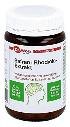 Dr.Wolz ШАФРАН + РОДИОЛА екстракт x 60 капсули