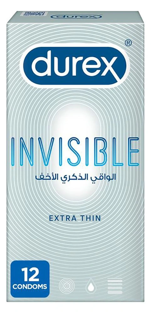 DUREX Invisible Презервативи, 12 парчиња