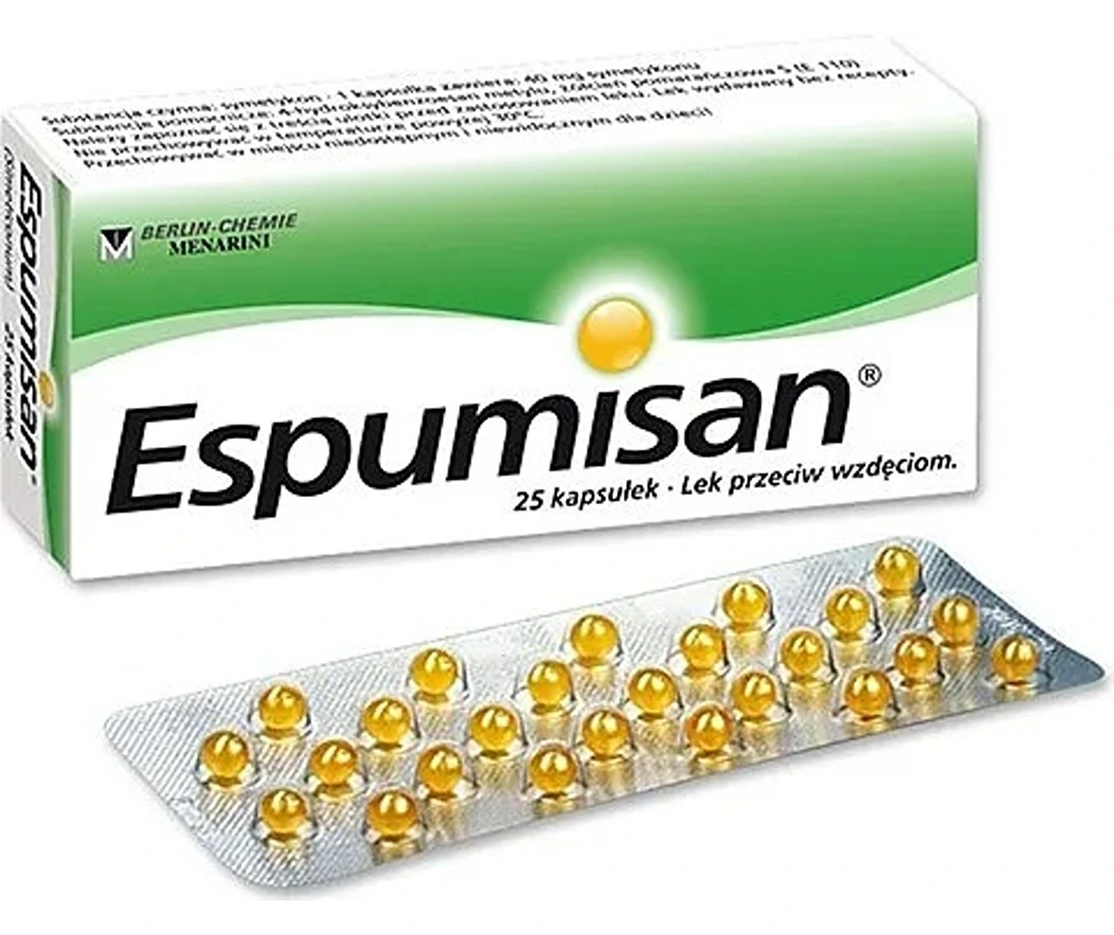 Еспумисан капсули 25 x 40 mg