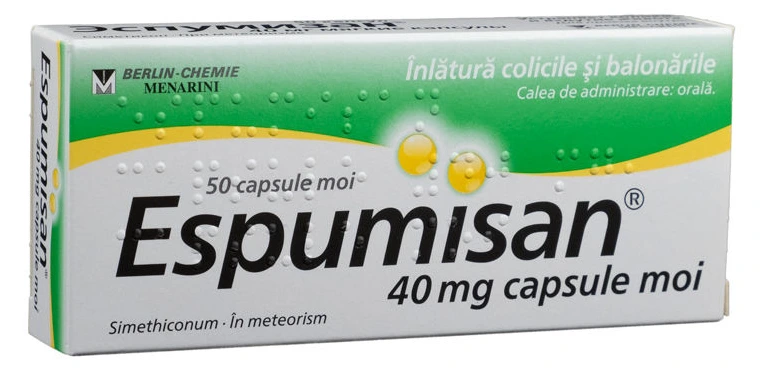 Еспумисан капсули 50 x 40 mg