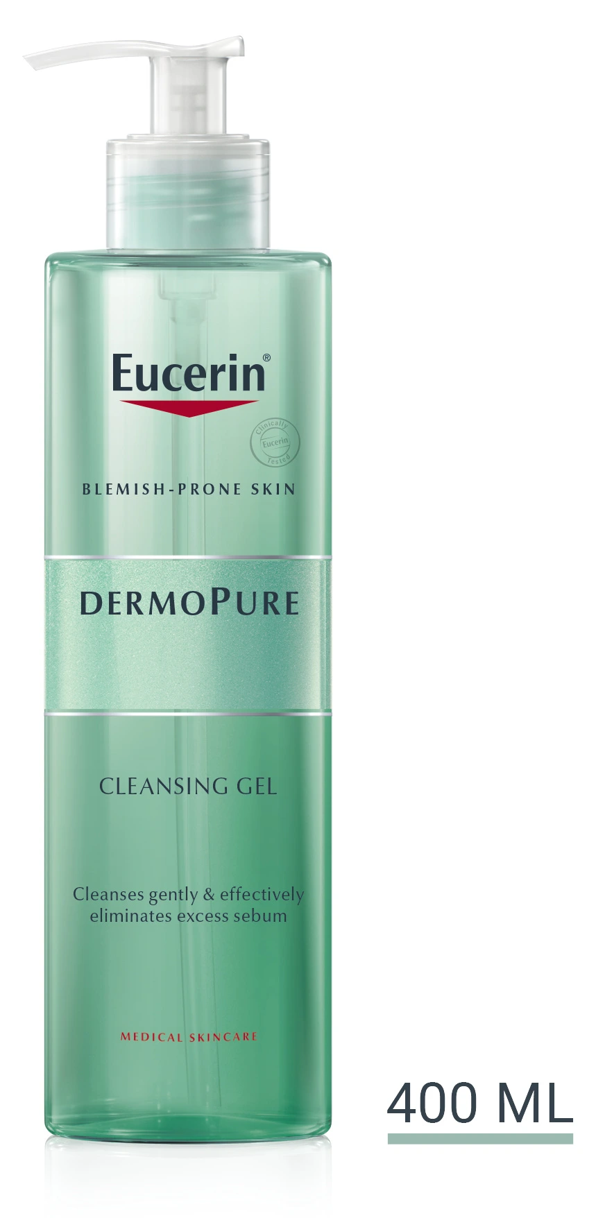 EUCERIN DERMO PURE гел за чистење 400 мл