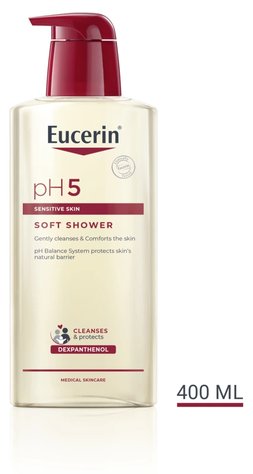 EUCERIN pH5 Нежен гел за туширање, 400 мл