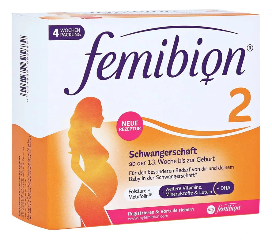 FEMIBION 2 400+DHA (28tabl+28caps) x56