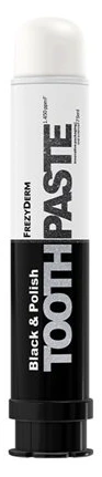 FREZYDERM Black & Polish Паста за моќно избелување и сјај на забите, 75 мл