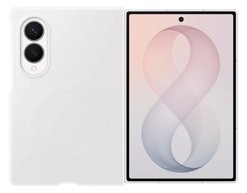 Samsung Galaxy Z Fold8 Silicone Magnet Case Cream