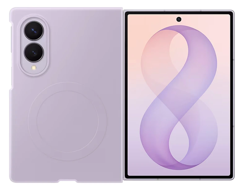 Samsung Galaxy Z Fold8 Silicone Magnet Case Lavender