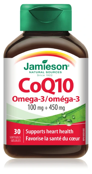 JAMIESON Коензим Q-10 so Omega3 x 30 капсули