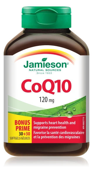 JAMIESON Коензим Q- 10 120mg 30 + 30 капсули