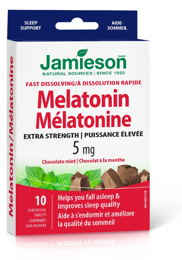JAMIESON Melatonin 5mg x 10 сублингвални таблети, екстра силни