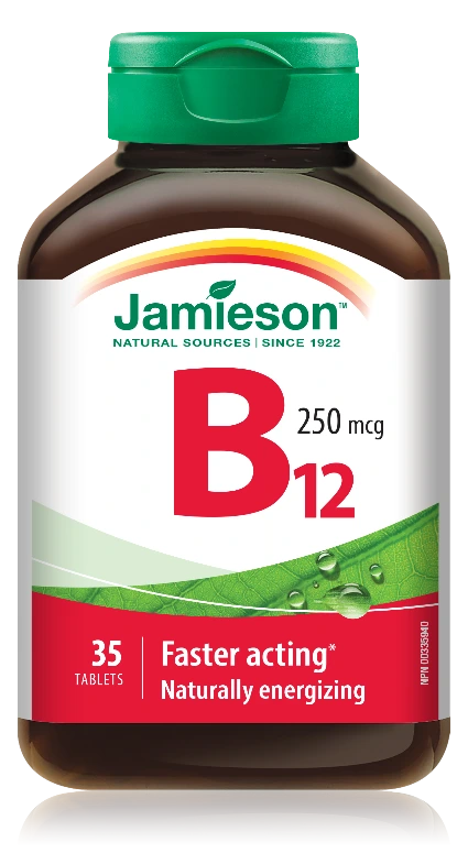 JAMIESON ВИТАМИН Б12 250 mcg x 35 таблети