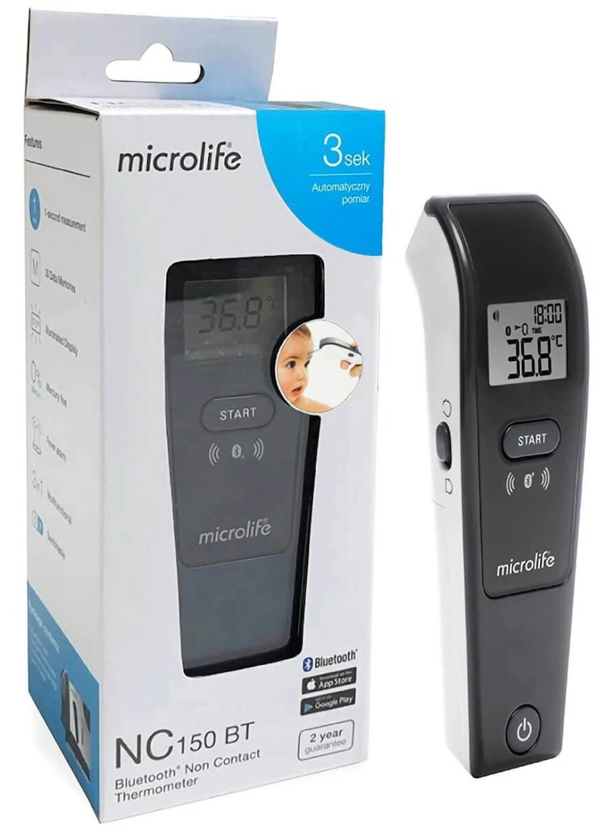 MICROLIFE безконтактен топломер NC 150 BT bluetooth