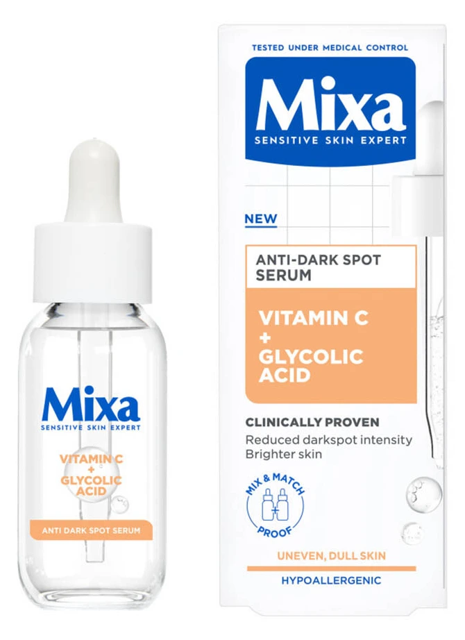 MIXA Anti dark spots - серум за лице против црни дамки 30мл