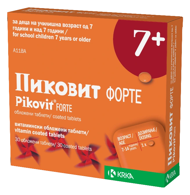 PIKOVIT 7+ forte филм обложени таблети x 30