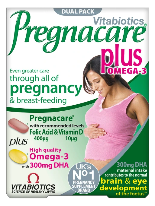PREGNACARE Plus omega 3 caps. x56