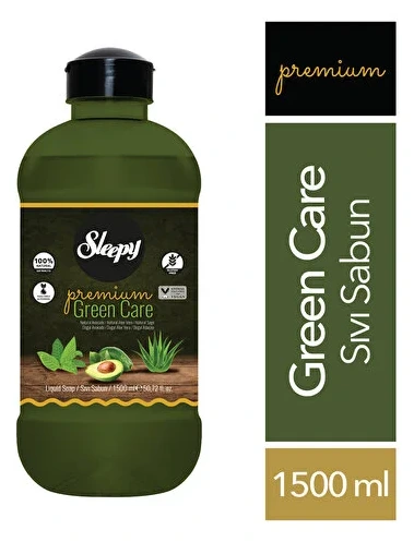 SLEEPY Premium Green Care Течен сапун за раце, 1500 мл
